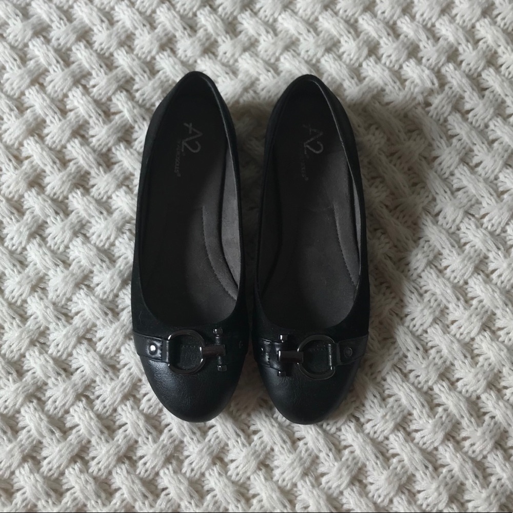 🖤Black Aerosole Flats